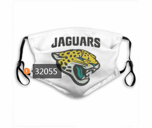 NFL 2020 Jacksonville Jaguars 115 Dust mask with filter